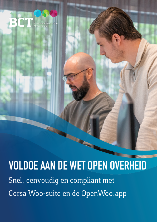 Brochure Voldoe aan de Wet Open Overheid met Corsa